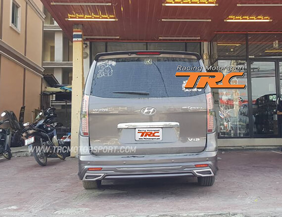 สเกิร์ตรอบคัน HYUNDAI H1 2015-2017 ทรง WARRIOR-TOUNEE งานพลาสติก ABS